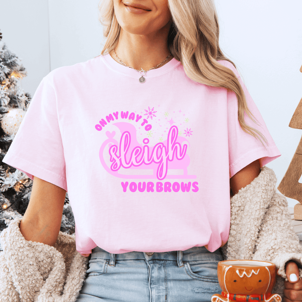 💥50% OFF! On My Way To Sleigh Your Brows Tshirt