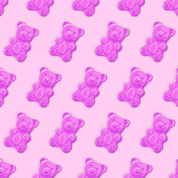 💥Minx GUMMY BEAR Hard Wax - Purple Bears