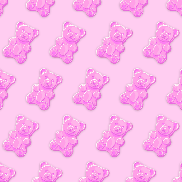 Minx GUMMY BEAR Hard Wax - Hot Pink Bears