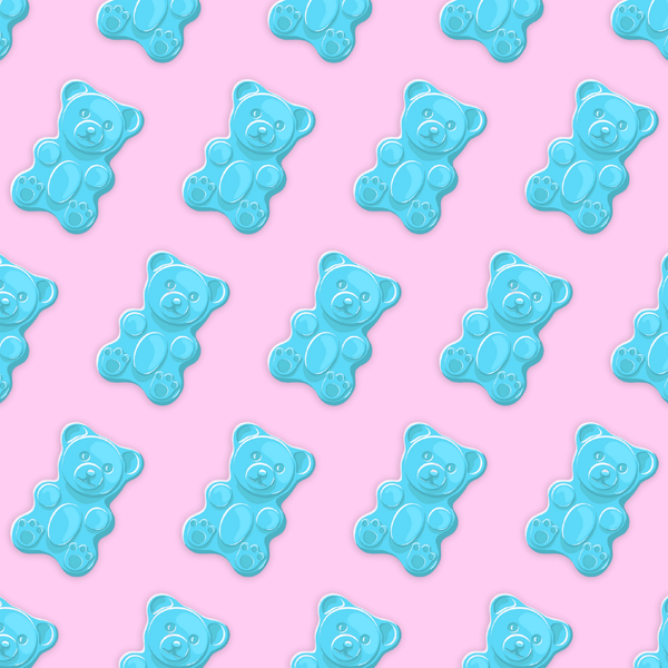 💥Minx GUMMY BEAR Hard Wax - Blue Shimmer Bears